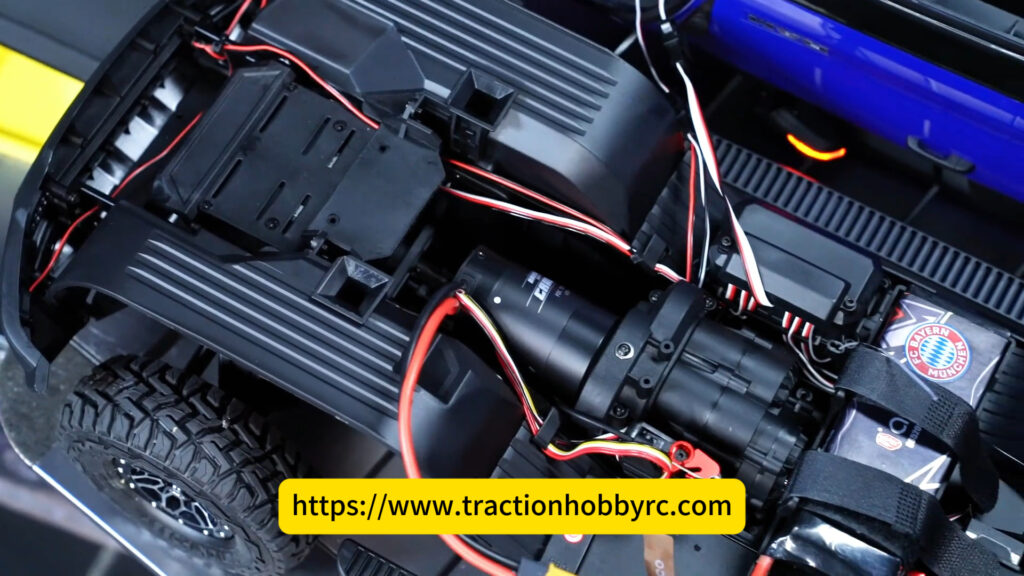 Tractionhobby RAM 1500 RC Car inside view