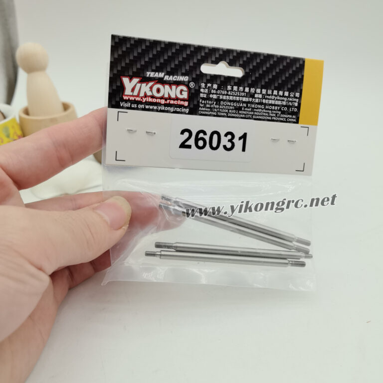 What causes the YIKONG YK4061 RC Car shock absorber shaft to bend? YIKONG YK4061 RC Car Parts Shock Absorber Shaft (26031)