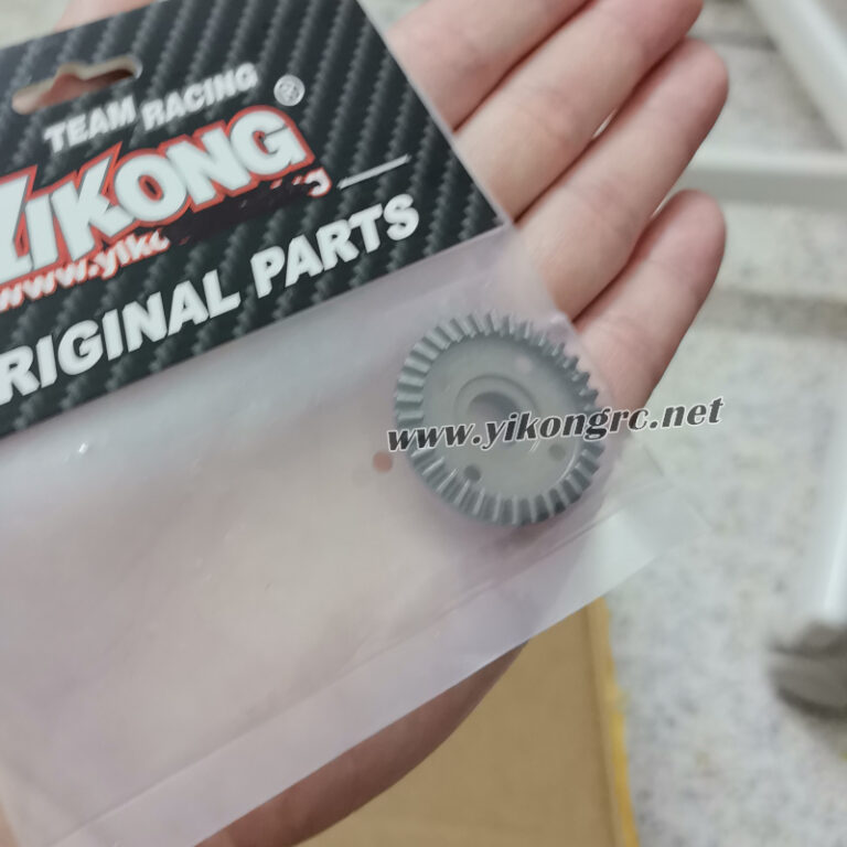 How do I keep the 34T Driven Gear on my YIKONG YK4107 RC Car in good condition?